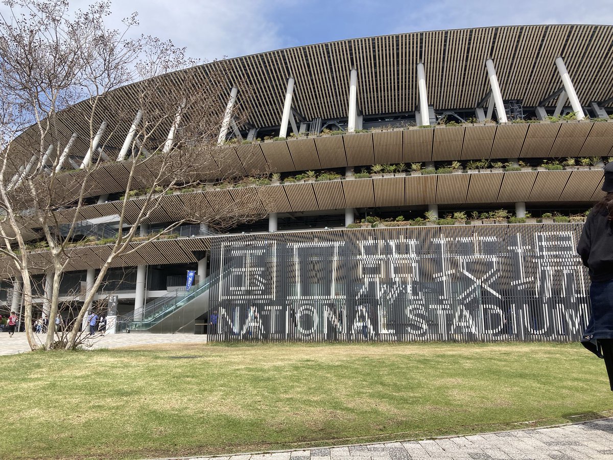 rioeiji's tweet photo. 初国立 https://t.co/kbo218WHMy