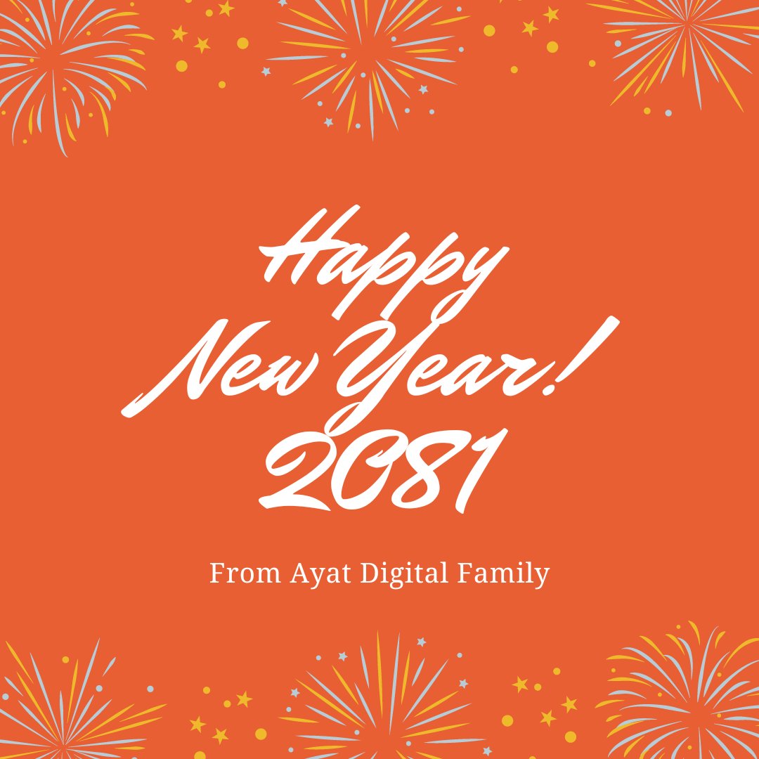 AyatDigital's tweet photo. Happy Nepali New Year 2081 from Ayat Digital family. May this new year energize everyone to achieve our goals. https://t.co/hwOf9uL0jV