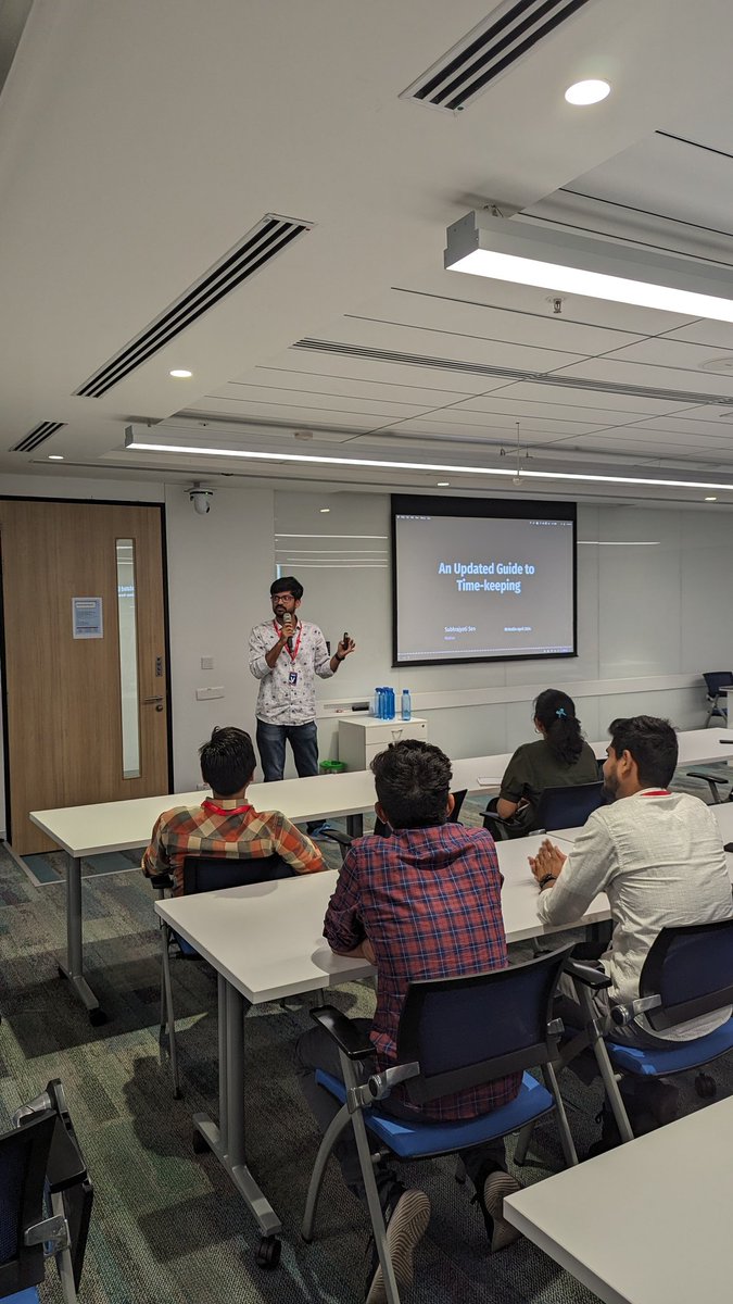BlrKotlin (@blrkotlin) on Twitter photo First talk by <a href="/iamsubhrajyoti/">Subhrajyoti Sen</a> has started on "An updated guide to Time-Keeping"
#Kotlin <a href="/kotlin/">Kotlin by JetBrains</a> <a href="/GoogleDevExpert/">@GoogleDevExpert</a> #BlrKotlin First talk by <a href="/iamsubhrajyoti/">Subhrajyoti Sen</a> has started on "An updated guide to Time-Keeping"
#Kotlin <a href="/kotlin/">Kotlin by JetBrains</a> <a href="/GoogleDevExpert/">@GoogleDevExpert</a> #BlrKotlin