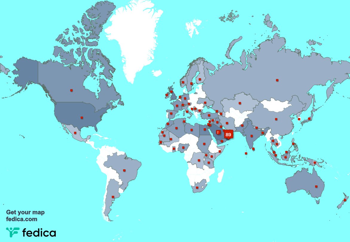 I have 9 new followers from Sudan, and more last week. See fedica.com/!phytopathoman