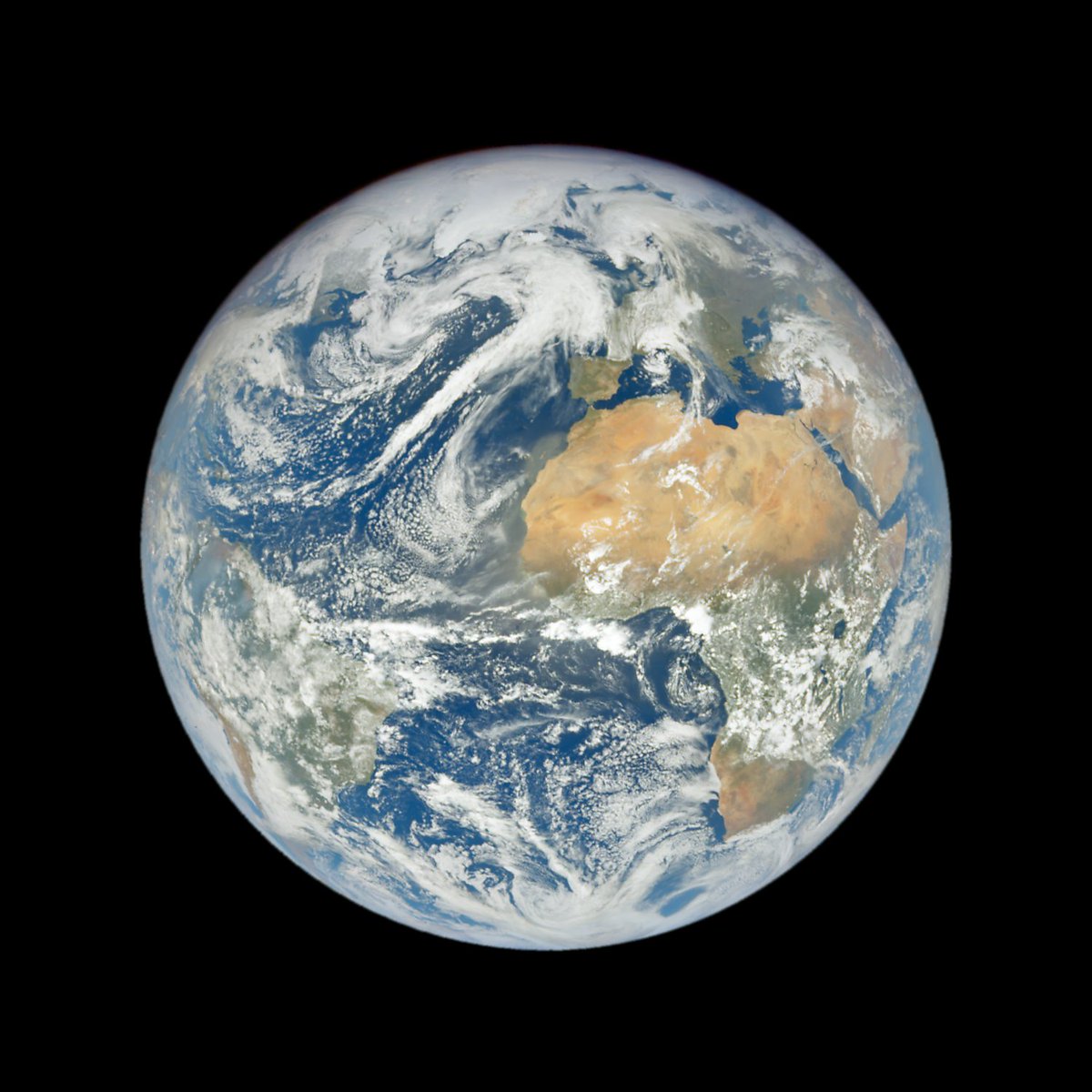 12:49 on Wednesday April 10th, over Africa