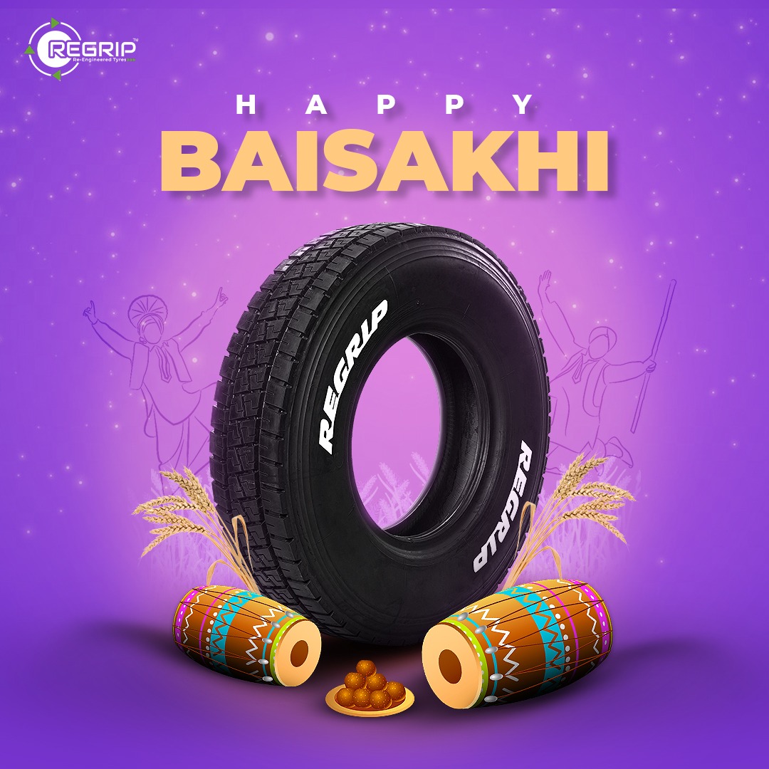 Embrace the spirit of Baisakhi with Regrip! 

Let's celebrate abundance, community, and sustainable living this season. 

Wishing you a joyous and eco-friendly #HappyBaisakhi! 

#GoRegrip #SustainableChoices #SafeTravel