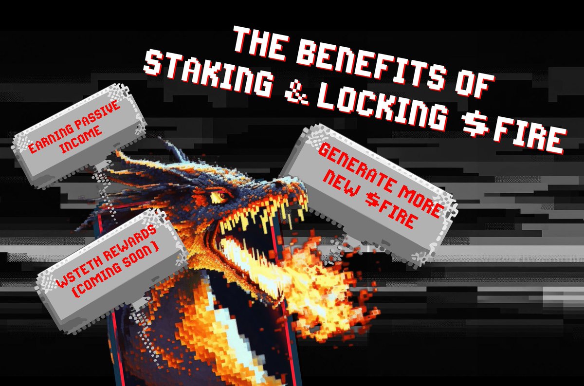 🐲Why stop at hodling your $FIRE? 💰Amplify your profits with staking and locking. Explore the benefits and seize the opportunities today! app.dragonlrt.com #FIRE #Staking #Locking