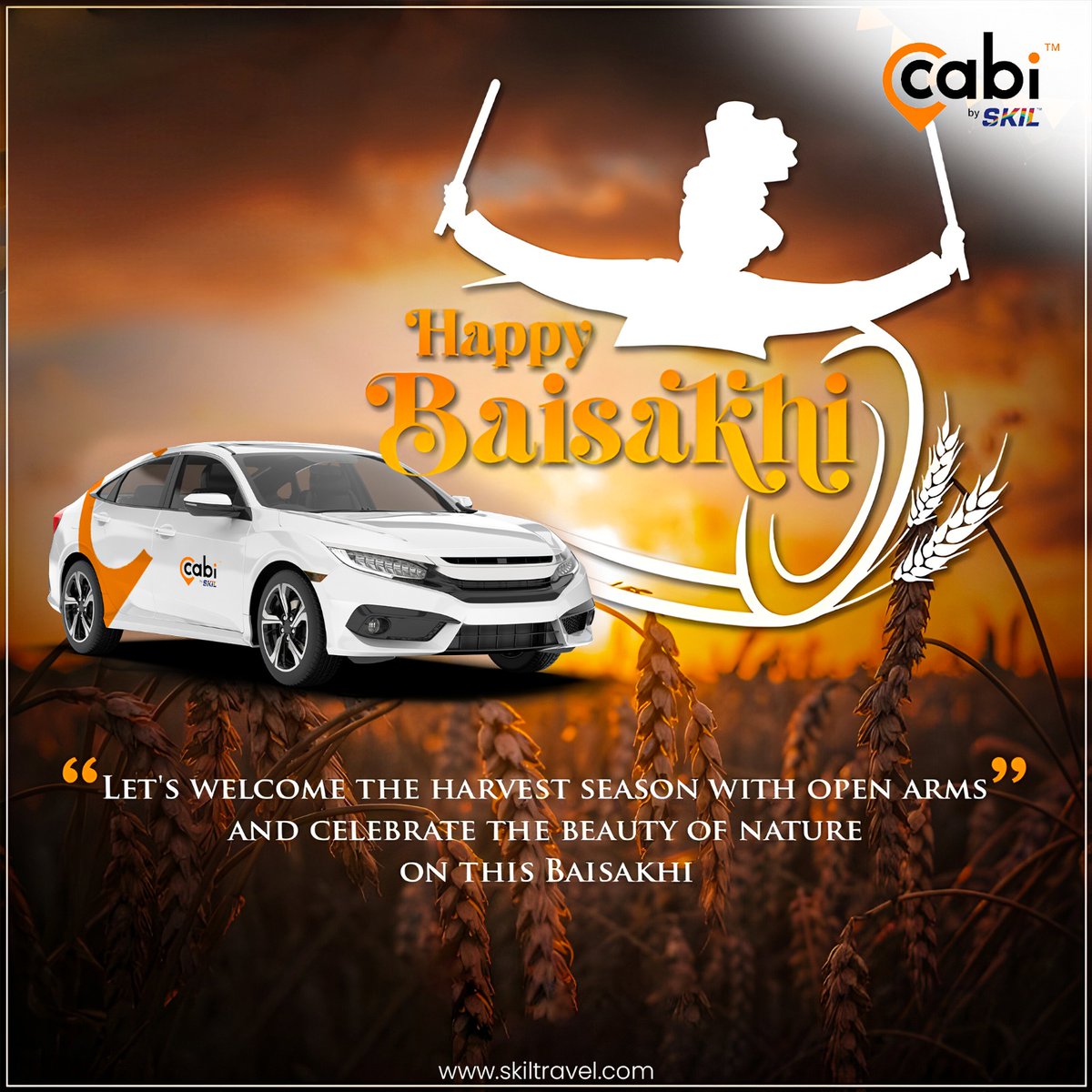 🌾 Warm Wishes for a Prosperous Baisakhi! 🎉 Today, we celebrate Baisakhi, a festival that signifies new beginnings, bountiful harvests, and the importance of community. 🌟 #CABI #CabibySKIL #corporatecab #vaisakhi #baisakhi #happybaisakhi #punjab #festival #indianfestival