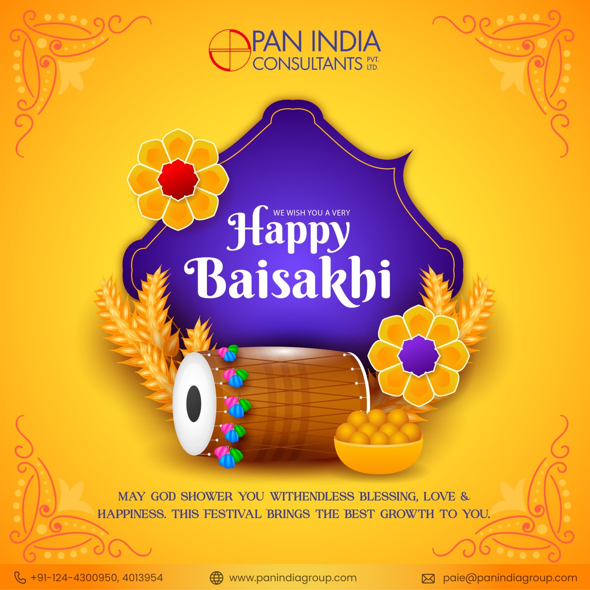 Happy Baisakhi from Team Pan India!
Wishing everyone a harvest of prosperity, unity, and joy on this auspicious occasion.May this auspicious day bring prosperity and success to all. 

#PanIndiaConsultants #TeamPanIndia #Baisakhi2024 #Celebration #HarvestFestival