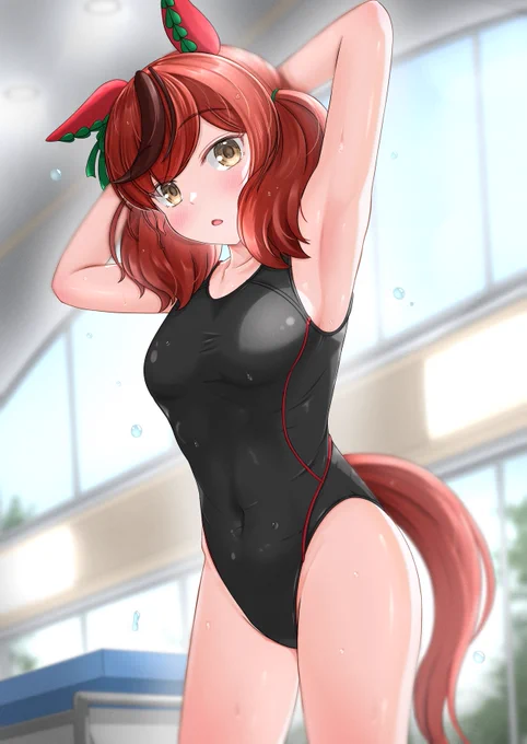 セットで腋もどうぞ#ウマ娘 #太もも晒すとフォロワー増えるって聞いたんですが 