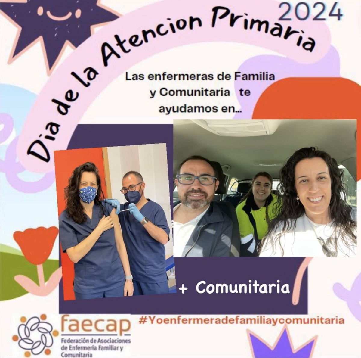 #DiadeAtencionPrimaria #yoenfermeradefamiliaycomunitaria 
#enfermeras #EFyC @faecap @raqueljulian1 @Beatriz_Gmez_