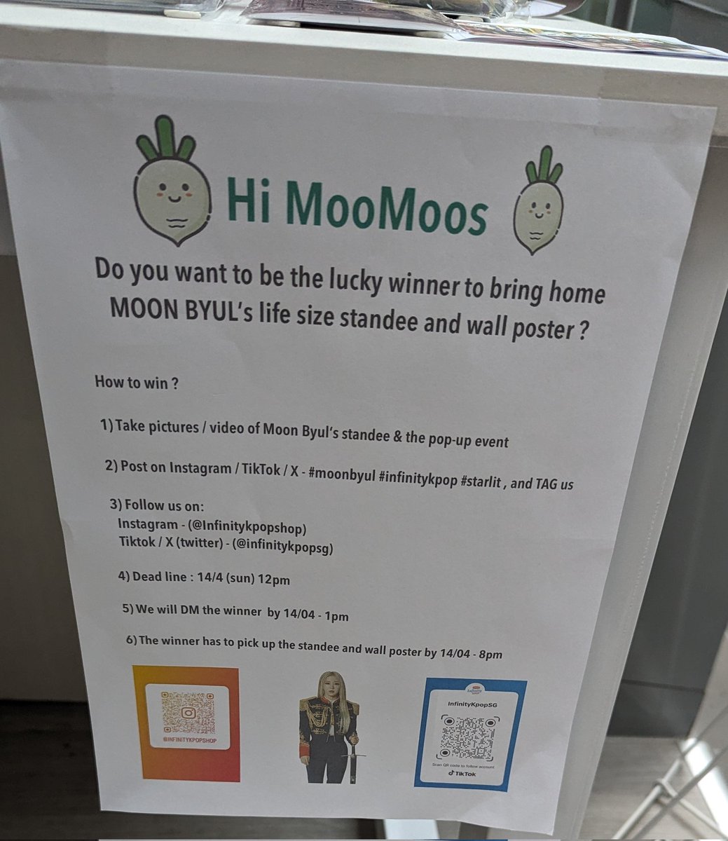 moonstargays's tweet photo. omg they have an actual event to win cardboard moonbyul ?? 😂 https://t.co/sLX6UbMPHA