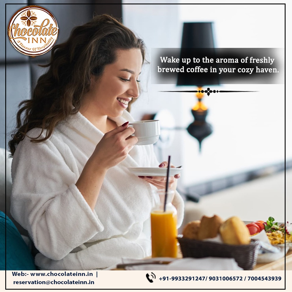Experience the ultimate morning indulgence in the comfort of your own haven! #CozySanctuary 

Call us at  933291247/ 9031006572
Visit us: chocolateinn.in

#CozyVibes #HotelLife #TravelBliss #HotelStaycation #Travelgram #HotelChocolateInn #restaurant #Patna #Bihar