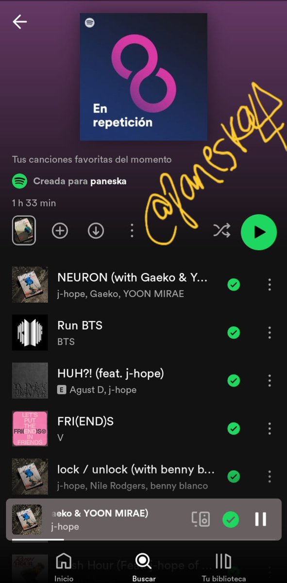 Paneska_LP's tweet photo. NEURON CHALLENGE π«‘π£
1οΈβ£Check if Neuron is at THE TOP of your Spotify On Repeat pl.
2β£If it is: post a ss + a favorite pic of Hobi.
3οΈβ£If it isn't: play HOTS and a FOCUSED pl until it is. Then do 2.π₯
βΆοΈhttps://t.co/ugv94q8k9M
Pass it on!πΏοΈ
#NeuronChallenge #Jhope #jhope_NEURON https://t.co/hSmrKa1JTc