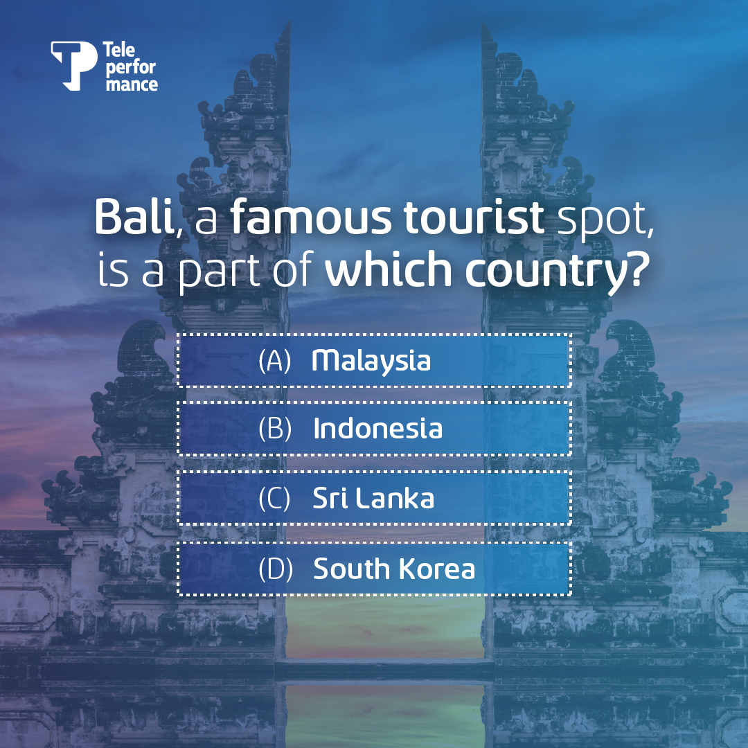 This country has only two seasons - dry and monsoon.

Do you know the correct answer?

Comment now!

#TPIndia #TheWorldlyAffairs #Question #Saturday #Morning #Employee #Engagement