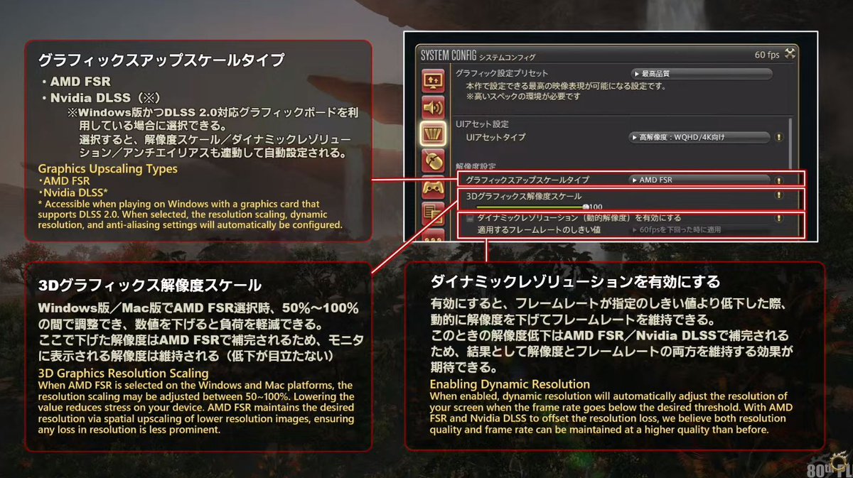 【FF14】7.0で全プラットフォームで「超解像技術」に対応！「AMD FSR 1.0」「Nvidia DLSS 2.0」で選べるように！ blog.livedoor.jp/umadori0726/ar… : #FF14