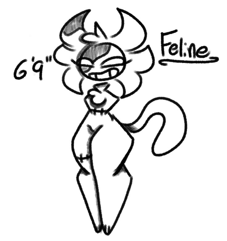 Feline.. shes the universe’s mirrored version of an eldritch horror that was erased from existence..