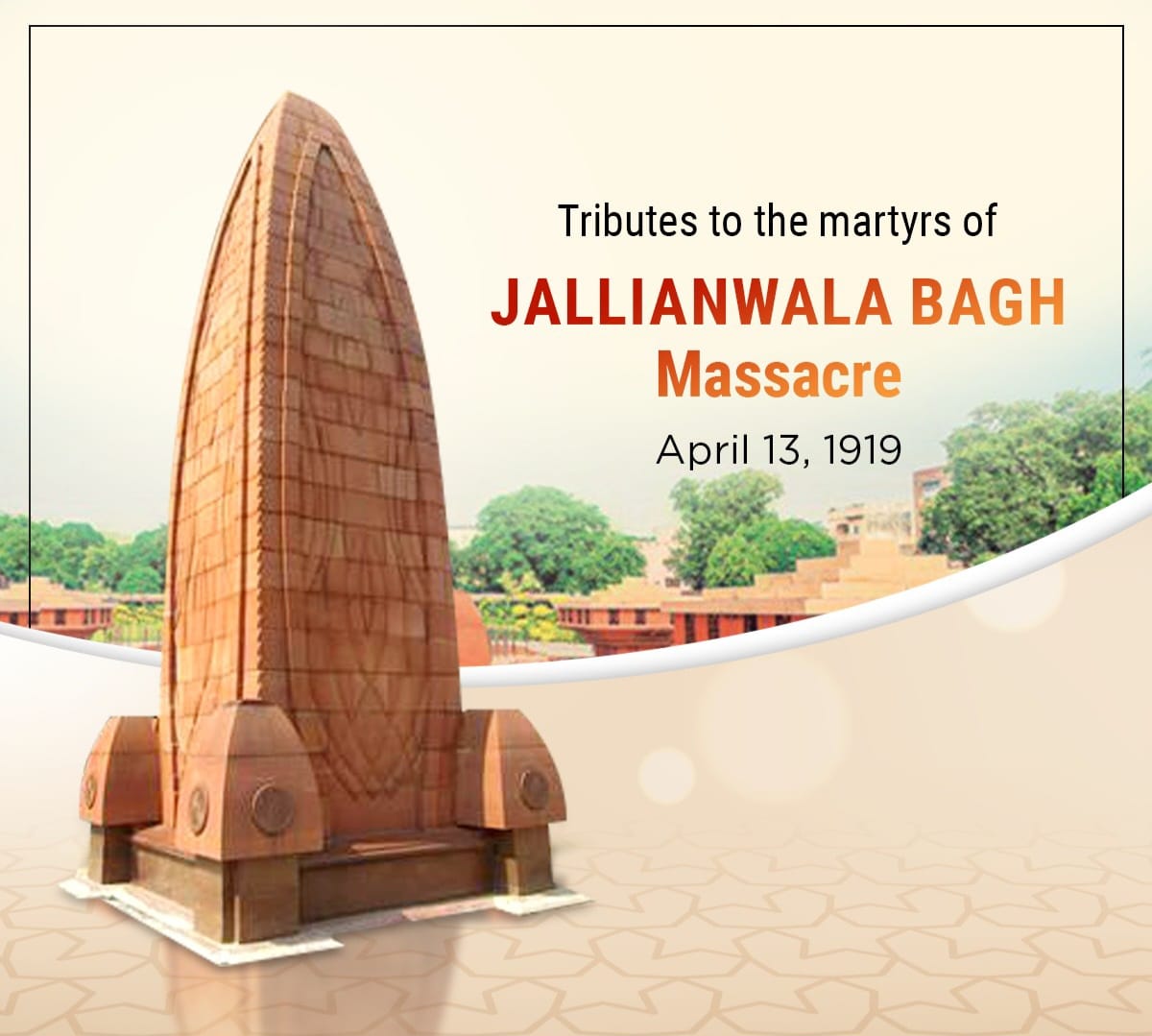 My tributes to all the martyrs of #jallianwalabagh Massacre. Their sacrifice for the freedom of motherland from the clutches of colonialism has ignited many minds and inspired millions of Indians in our independence struggle.