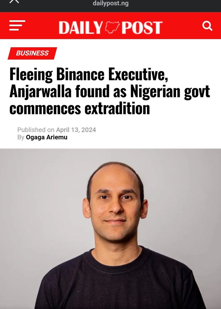 Nigerian government says Binance executive, Nadeem Anjarwalla, who escaped custody in Nigeria, has been found in Kenya. A source in the presidency, who preferred anonymity, confirmed the development as the Economic and Financial Crimes Commission, the International Criminal…