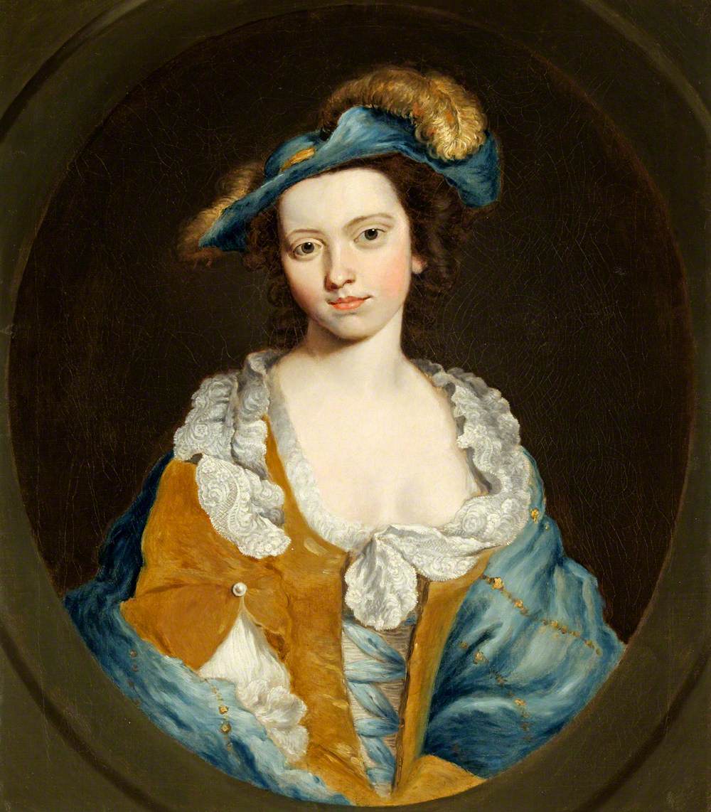 🕊🪻🕊Peaceful weekend🕊🪻🕊 George Knapton ( 1698-1778 ) Portrait of an Unknown Young Woman