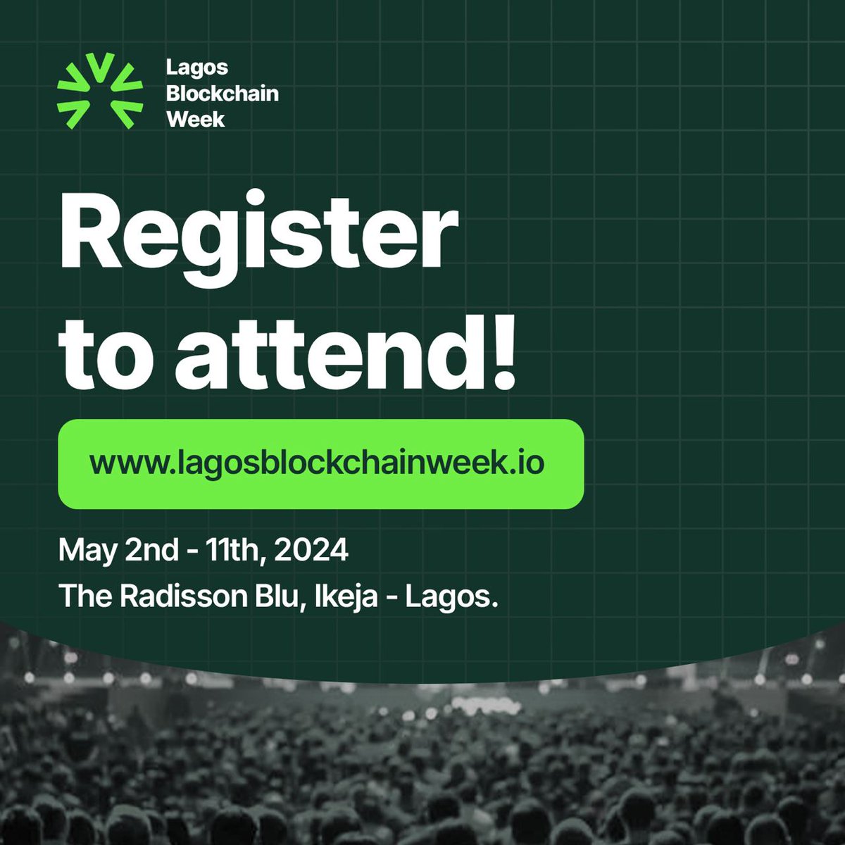 LagosBlockWeek's tweet image. 🌍 Ready for Lagos Blockchain Week 2024?   
Join us for two weeks of innovation, collaboration, and inspiration as we explore #BlockchainInteroperability.   

Leading Africa's Blockchain Revolution!!!  
Register here: lagosblockchainweek.io 
#LagosBlockchainWeek #LBW2024 #Africa