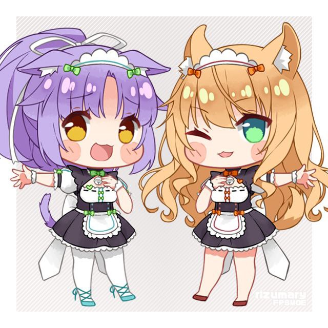 #Anime :: #Nekopara :: #Arts 
||~Cinnamon and Maple~||
[Part 3]