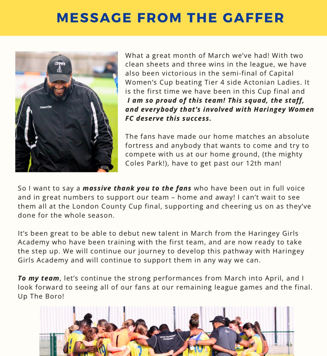Haringey Borough Women FC tweet media