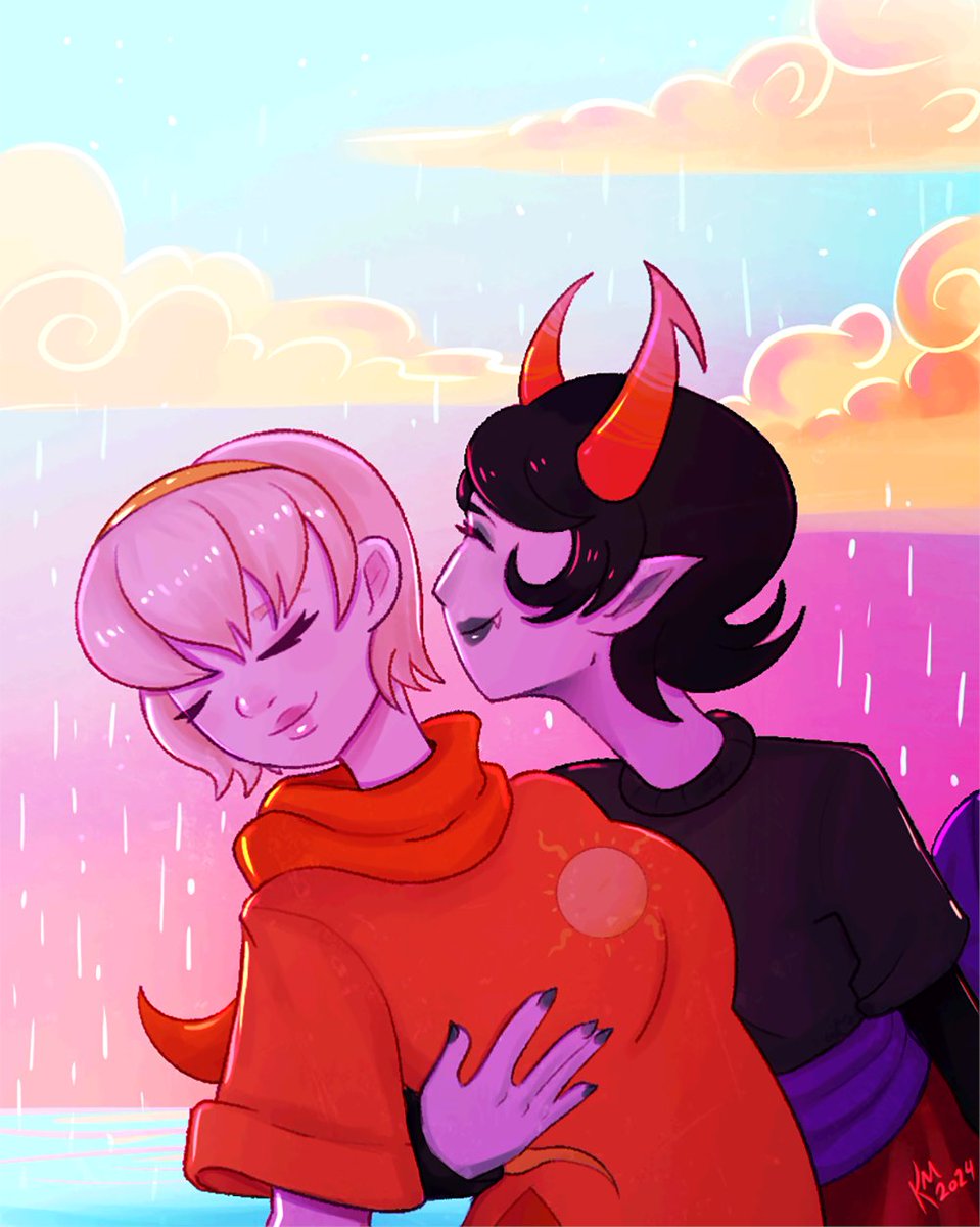 Happy 4/13 for all my friends who still are into #homestuck I haven't done any fan art for it in a while but I'm going to be helping on the S cascade reanimated so. Enjoy! ~ 

#rosemary #roselalonde #kanayamaryam #landoflightandrain #homestuckfanart