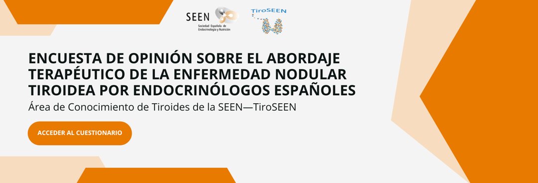 ▶ #Encuesta de #opinión sobre el abordaje terapéutico de la enfermedad nodular #tiroidea por #endocrinólogos españoles Área de @SeenTiro 👉 swki.me/SqgHO49u