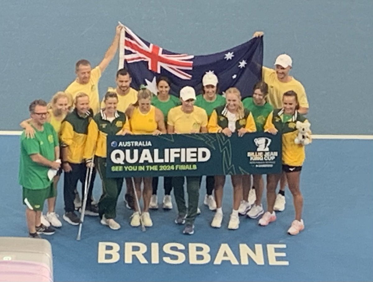 Congrats Captain Stosur, Pratty, and Team Australia ⁦@BJKCup⁩ Good team effort 🎾 👏