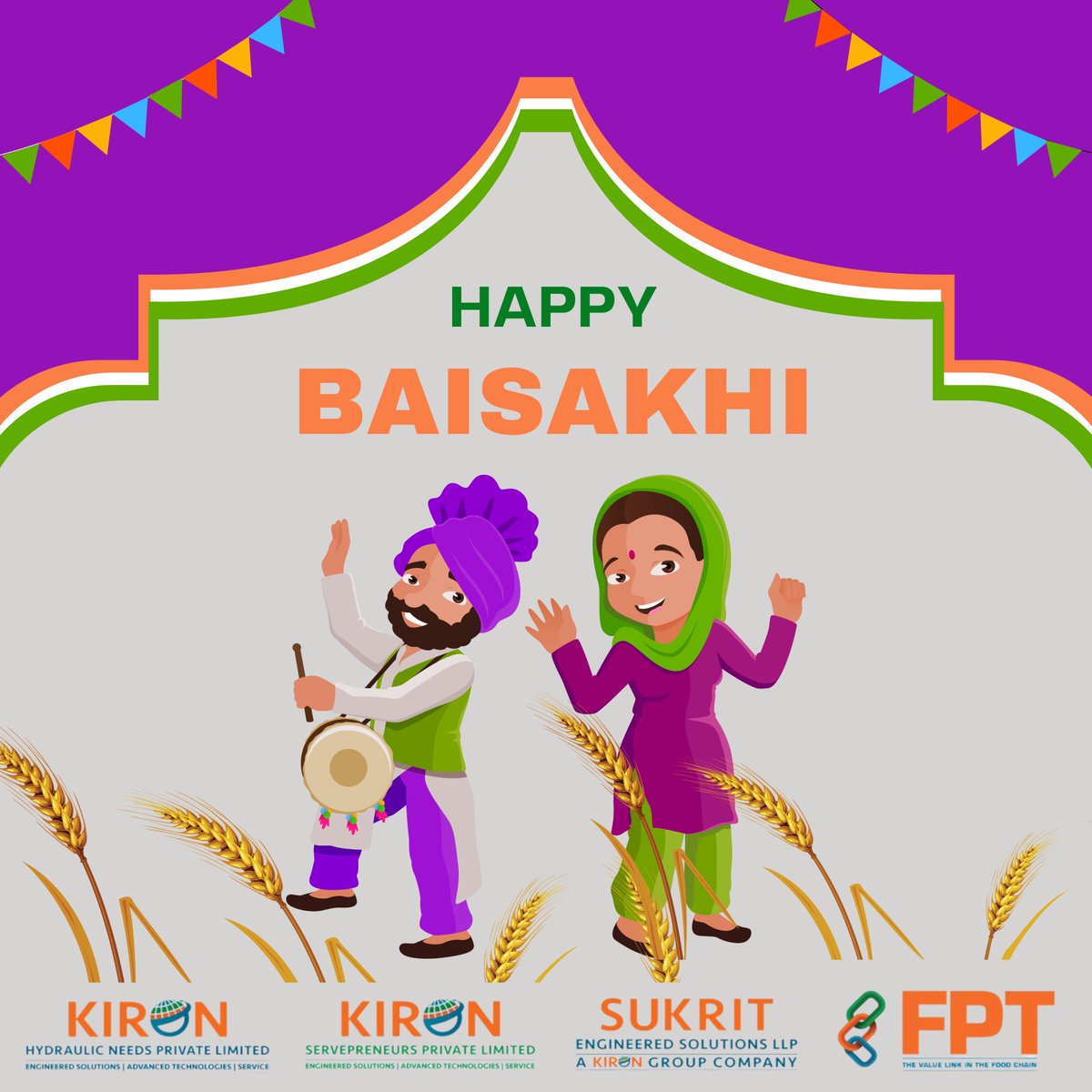 🌾 Happy Baisakhi 2024 from all of us at Kiron Food Processing Technologies! 🎉

#HappyBaisakhi #HarvestFestival #Vaisakhi #Baisakhi2024 #CulturalCelebration 🌾🎊
