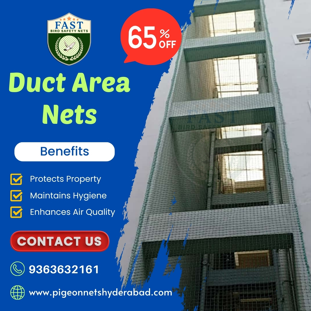 AtNets35955's tweet image. Say goodbye to avian intruders in your duct areas with Fast Safety Nets, Hyderabad! Our premium duct area bird nets offer robust protection against birds, ensuring a clean environment. 
#birdcontrolnets #birdnetinstallation 
Visit: pigeonnetshyderabad.com/duct-area-pige… Call: 9363632161