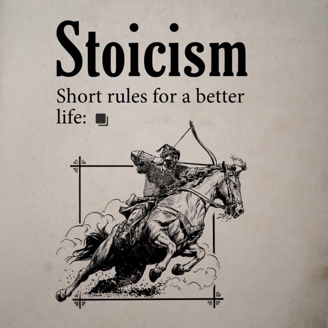8 Stoic Rules every Man to follow for living the Best Life. 

-Must Read Thread-