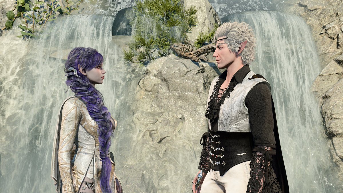 thetruezalrin's tweet photo. Zurge x Astarion’s wedding with the Master of Love, Zethino, as the officiant 💕
(I know this is from the Trial of Love scene, but let my delusional self have this!)
#baldursgate3 #bg3 #bg3astarion #astarion #bg3durge #durge #bg3zethino #zethino #trialoflove #lovetest #wedding https://t.co/CnosQn3JNQ