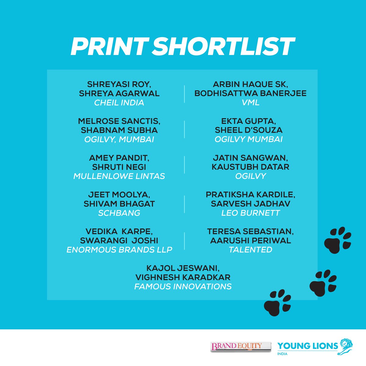 Presenting the shortlists for Young Lions. Congratulations to all the participants and all the best.

#PowerofPrint #TimesofIndia #TOI #ImpactfulAds #YoungLions #Shortlists #YoungLions2024 #Cannes #Congratulations #AllTheBest