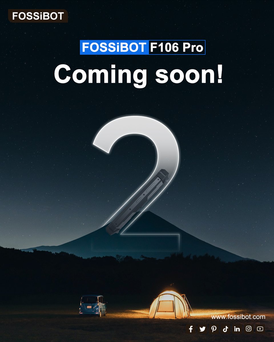 FossibotTech's tweet photo. Adventure redefined! The robust FOSSiBOT F106 Pro is launching in 2 days. Stay tuned for groundbreaking features designed for the great outdoors. 🌟 #RuggedRedefined #TechTrendsetter
Learn more: https://t.co/De4bY6xQ6a
Buy on Aliexpress: https://t.co/Ou1PnjkNVW https://t.co/qyFSrkg00I