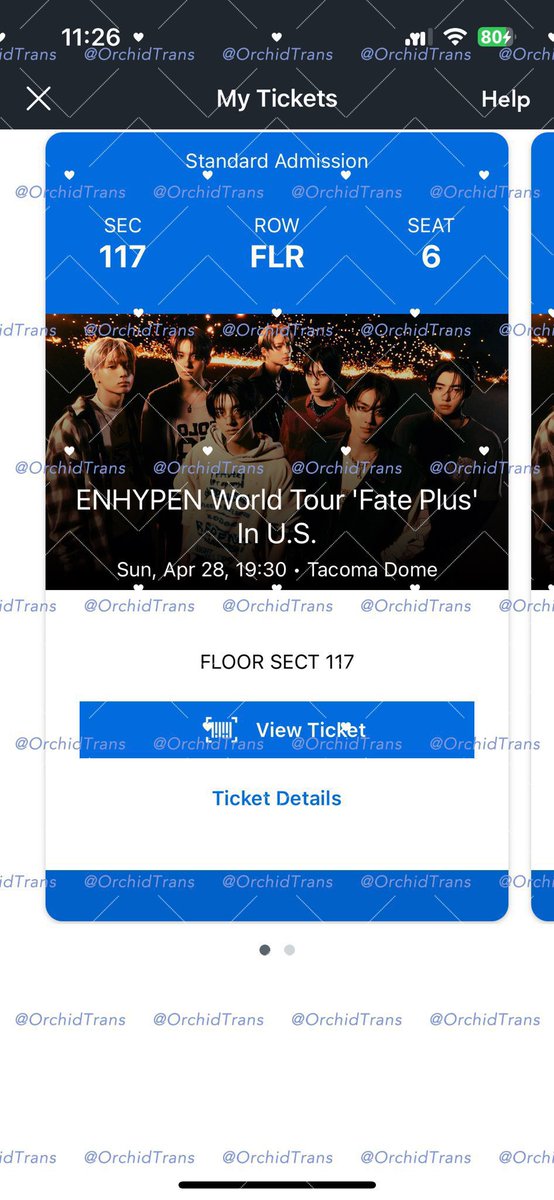 OrchidTrans's tweet photo. WTS Enhypen Fate Plus Tour ticket for Tacoma, WA

Seat: Sec 117, Row FLR, Seat 6 (first row)
Price: 220 (negotiable/less than what I paid)

Accept PayPal F&amp;F/G&amp;S, Zelle, Venmo
Willing to provide video proof, ID and FC during the trade

#ENHYPEN #FATEPLUS_IN_US #Enhypentickets https://t.co/o537aCDbUO