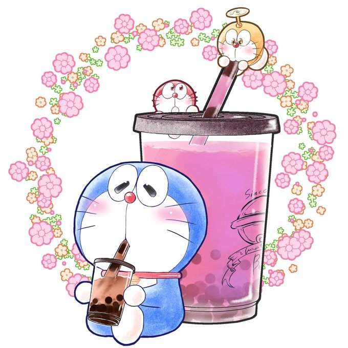 ミニドラと巨大タピオカ 