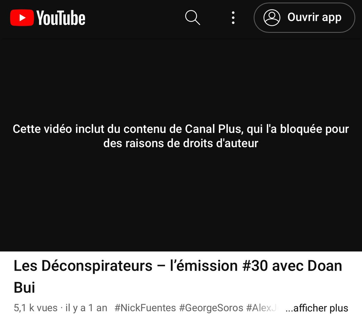 🤣🤣🤣 Salut @davidmedioni @RReichstadt @tristanmf, mes champions de @conspiration ! C’est vraiment encore ballot ça, après les émissions 31 à 48, l'épisode 30 des #Déconspirateurs fait aussi plouf ! La chaîne de Vincent Bolloré semble prendre le relais et défendre aussi ses…