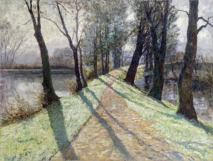 Olga Wisinger-Florian ( 1844 – 1926),  Austrian impressionist painter, mainly of #landscapes #WomensArt