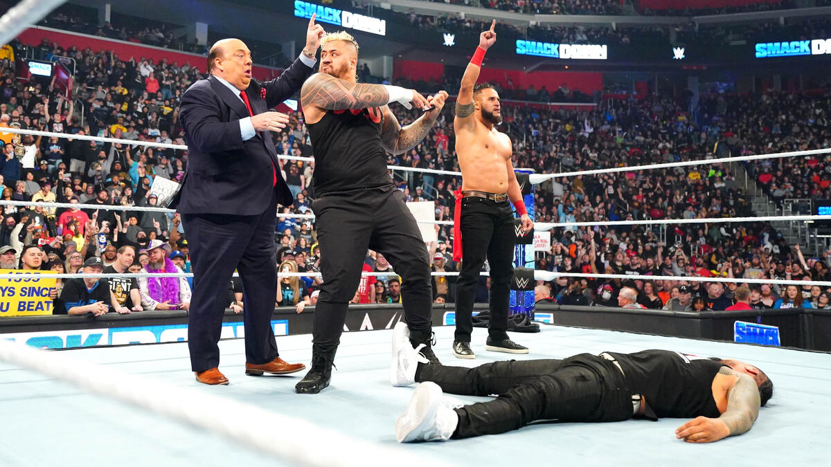 ankit_wfn's tweet photo. This is how WWE should book the Solo Sikoa as the Tribal Chief story (IMO):

Solo Sikoa has now expelled Jimmy Uso from the Bloodline and replaced him with Haku's son, Tama Tonga. He moves forward on the path of destruction.

Paul Heyman is unwillingly by his side. With no other option, he must either stand side by side with Solo or face consequences.

Solo Sikoa and Tama Tonga have begun their domination and are terrorizing the entire WWE roster.

Meanwhile, during the 2024 draft, WWE has sent Jey Uso back to SmackDown once again.

After months, Jimmy returns to take his revenge. This is not the same Jimmy we've seen before. He's no longer goofy or unserious.

Jimmy somehow convinces Jey to help him fight his battle against Solo Sikoa and Tama Tonga.

Both Jimmy and Jey start to feud with Solo and Tama for weeks to set up a match at SummerSlam.

Unfortunately, they fail to take them down as there's another new member in line to help Solo get the victory. It's Jacob Fatu, who WWE signed during WrestleMania weekend, and now he's aligning himself with Solo and Tama, making this new Bloodline even stronger than ever.

Meanwhile, the Rock would have ended his story with Cody Rhodes by SummerSlam, becoming the new Undisputed Champion.

Jimmy and Jey further try to take down this new Bloodline under Solo's leadership but fail constantly.

At Survivor Series, we're heading towards a 3-on-3 Bloodline civil war. Jey and Jimmy are outnumbered as we have Solo, Jacob, and Tama on the other side.

The mystery partner for Jey and Jimmy is set to be revealed only during Survivor Series. This is where Paul Heyman's masterplan will come into play.

He has succeeded in bringing Roman Reigns back to finish what he started years ago.

Roman Reigns finally returns after months with an earth-shaking pop. Roman Reigns is back to even the odds for Jey and Jimmy. Yes, he has turned face.

Roman, Jimmy, and Jey decimate Solo, Jacob, and Tama in the end to pick up a much-needed victory.

This would lead to one of the most awaited matches: Solo Sikoa vs Roman Reigns.

Solo Sikoa and Roman Reigns would square off at the Royal Rumble.

It's a big-fight feel. Roman's revenge on Solo is underway. He's on the horizon to pin Solo for good after two spears in a row.

Jey/Jimmy and Jacob/Tama are fighting throughout the arena.

Roman goes for a third spear. Hits it. 1.... 2...., wait.... Someone drags Roman Reigns out of the ring by his leg. He's in a black hoodie, shades of Clash at the Castle 2022. Roman's KARMA Is back.

But who is it? It's The Rock, The People's Champion, The Undisputed Champion.

The Rock brutalizes Roman as the match ends in disqualification. He picks him up, hits him with a Rock Bottom on the announcer's table, and the show goes off the air.

On the following episode of SmackDown:

Rock is here to answer all the questions, all the doubts. He reminds everyone of who's the real Head of the table, reminds everyone of how Roman urged for acknowledgment from him rather than fighting for the family first. He states this was revenge for everything he has done for his selfishness rather than providing for the family. And it's not ending yet; Rock's revenge is just getting started.

He unveils himself as the real leader behind the new Bloodline. Solo Sikoa, Jacob Fatu, and Tama Tonga join him as his allies.

This would kick off a once-in-a-lifetime feud. The feud for the biggest WWE match of all time: Roman Reigns vs The Rock.

Roman Reigns and The Rock: BATTLE OF THE BLOODLINE (Final Chapter)

They build massively for this match, brawling for weeks, destroying each other, bleeding unconditionally.

It's time for WrestleMania 41. The Rock puts his title on the line against Roman Reigns. It's a real big-time feel. An all-time great match. Roman picks up the win in the end to finish what he started years ago.

He would once again be the Undisputed Champion. But this time with a different gimmick, different aura 🙌🏻.