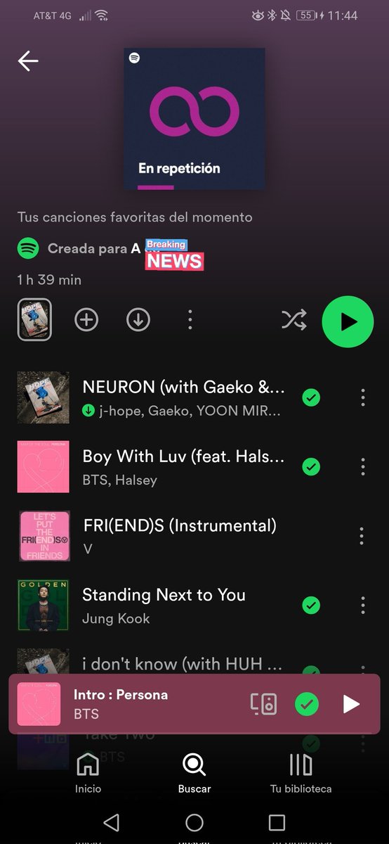 AnArmyWhoWaited's tweet photo. Neuron en #1 en mi On repeat
Pass it on!ππ½ββοΈ
#NeuronChallenge #Jhope
+
Reto a:
@nayasmochi @MissBxdWolf_ @kardimple18 https://t.co/ebCmVLKWHb