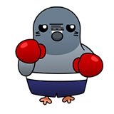 peeeraa112's tweet photo. ハトボクサーが出現!
超可愛いハトにもっと配達させよう！ https://t.co/7K7sIwQeMJ