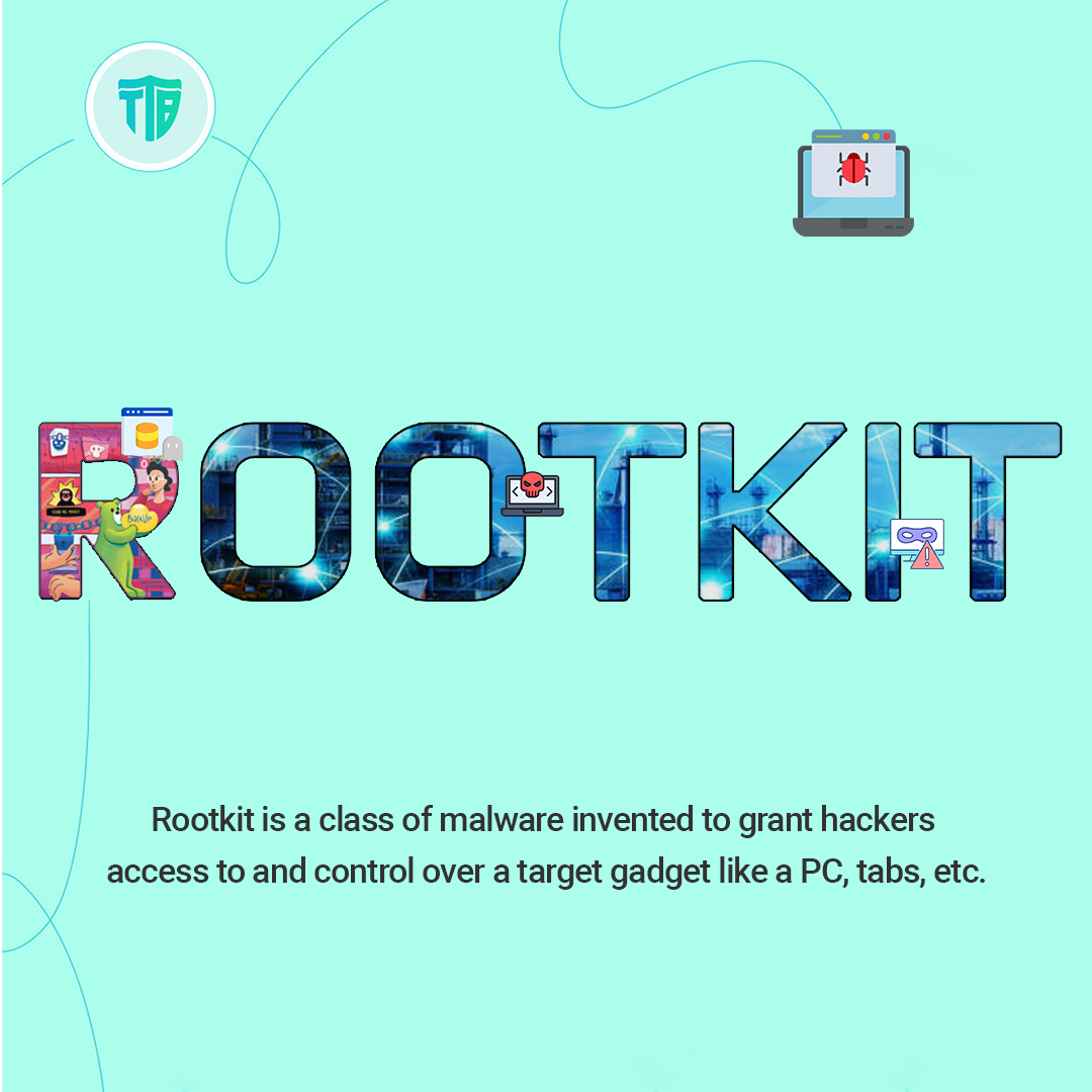 Today we discuss about 'Rootkit'

A Rootkit is a program or malicious software tool grouping that provides remote access and control over a computer or other systems to a threat actor.

#Rootkit #RootkitMalware #RootkitDetection #RootkitSecurity #ttbantivirus #AntiRootkit #ttb