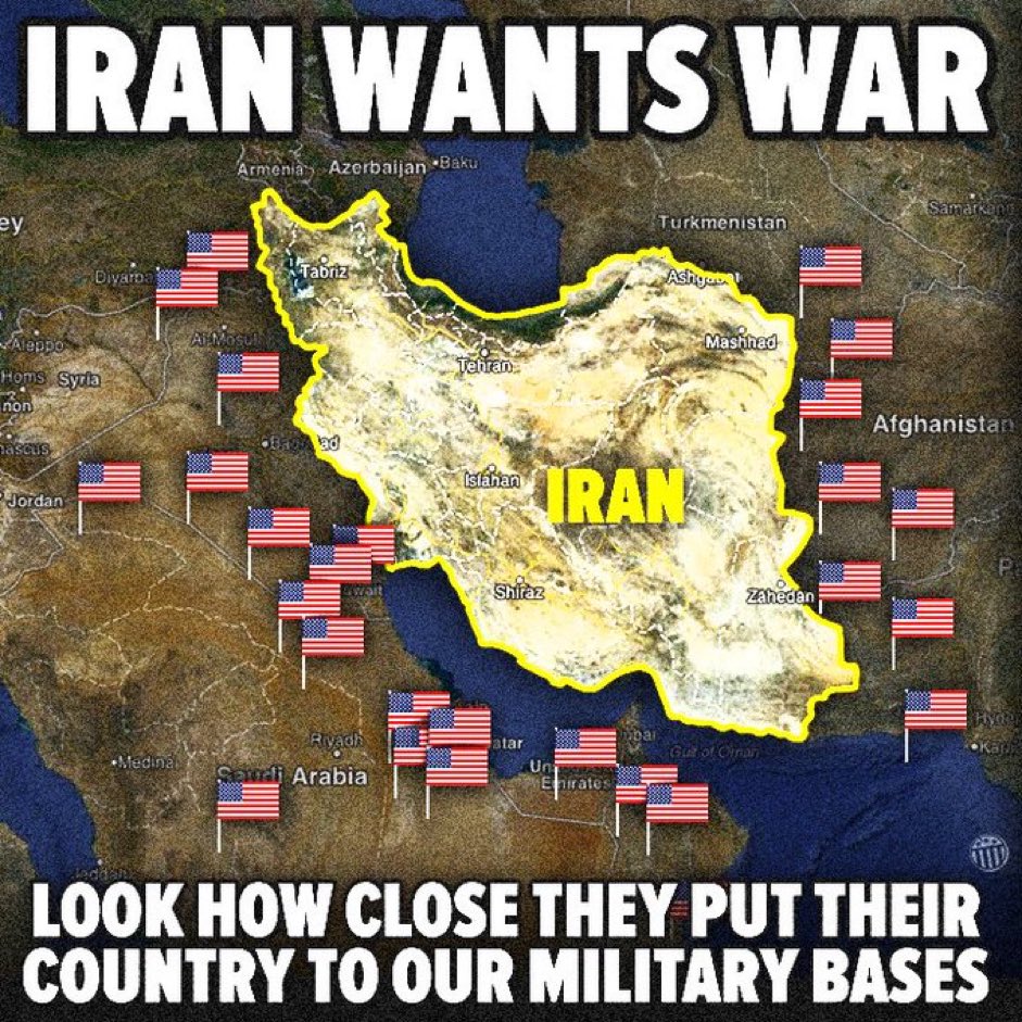 America is the problem 

Not Iran