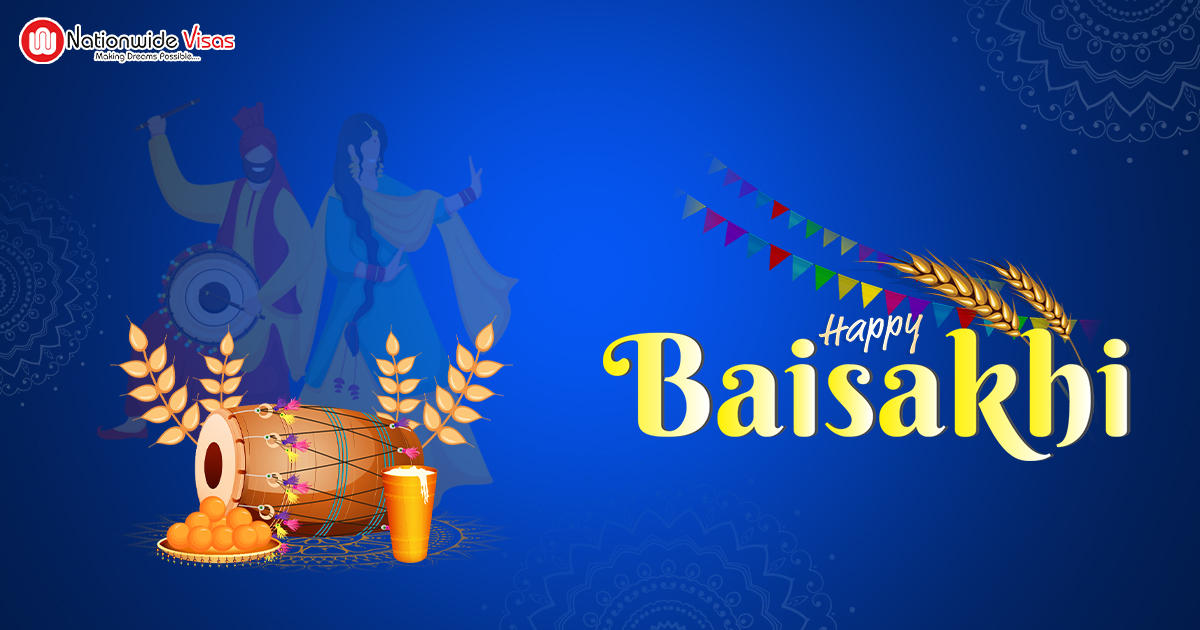 May you be blessed with joy, wealth & prosperity this harvest season. Baisakhi di lakh lakh vadhaiyan 👏 #baisakhi2024 #baisakhicelebration #baisakhi #baisakhifestival #harvestfestival #nationwidevisas