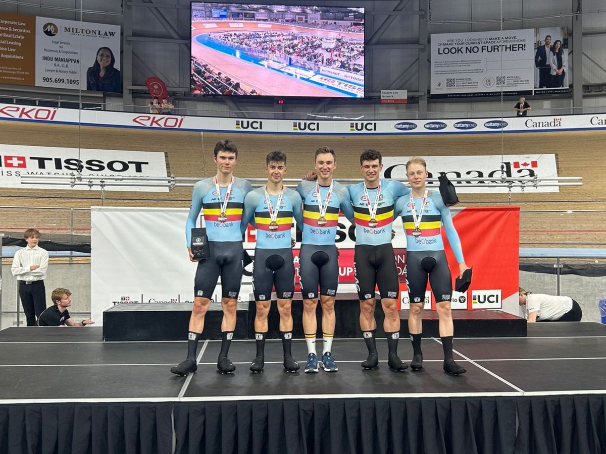 Qualified for #Paris2024! 🎫 Our Men's Team Pursuit squad secured their ticket for the @Olympics by reaching the finals at the UCI Track Nations' Cup in Milton after 2 very fast rides 🚀💥 In the final they struck silver behind 🇬🇧 👏🏻 #PedaltoParis #RoadtoParis #TissotNationsCup