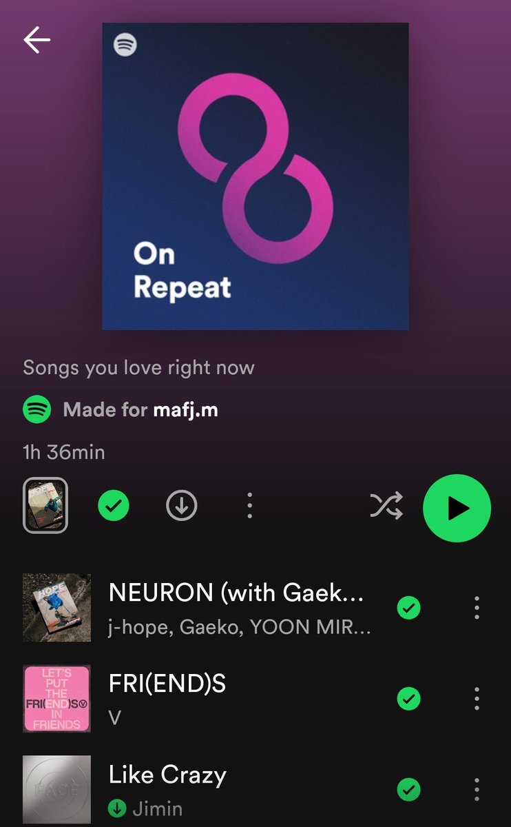 nayasmochi's tweet photo. Neuron en #1 en mi On repeat
Pass it on! π
#NeuronChallenge #Jhope
+
Reto a:
@arijp_ @BK_CR @Adrivjn https://t.co/n8jy5IDTQG