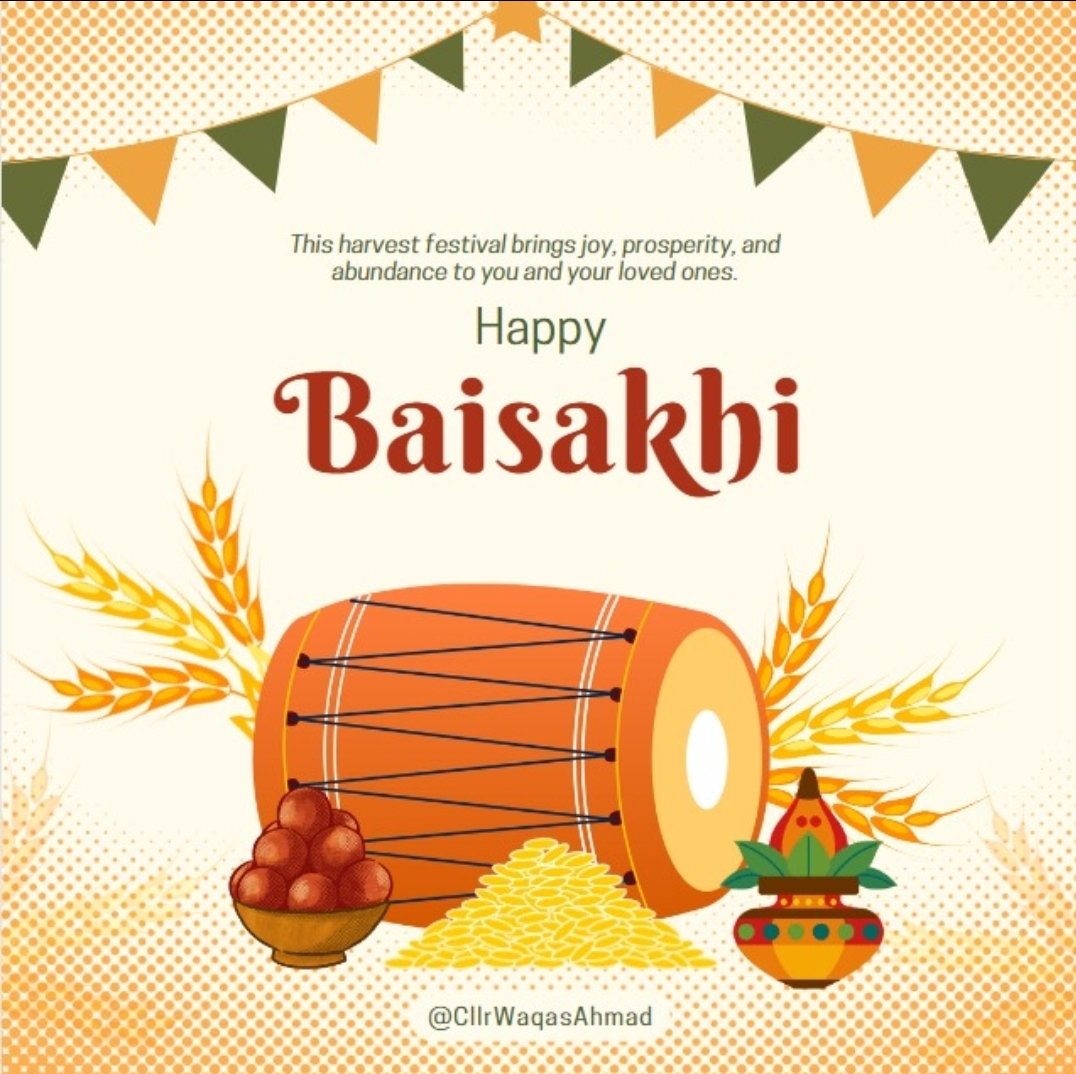 Wishing abundant blessings and joy to everyone celebrating Vaisakhi! Sending heartfelt wishes to the Sikh community and all those joining in the festivities around the world. Sub Nu Mere Walon #HappyBaisakhi #VaisakhiBlessings #SikhCommunity #Celebrations #miltonkeynes