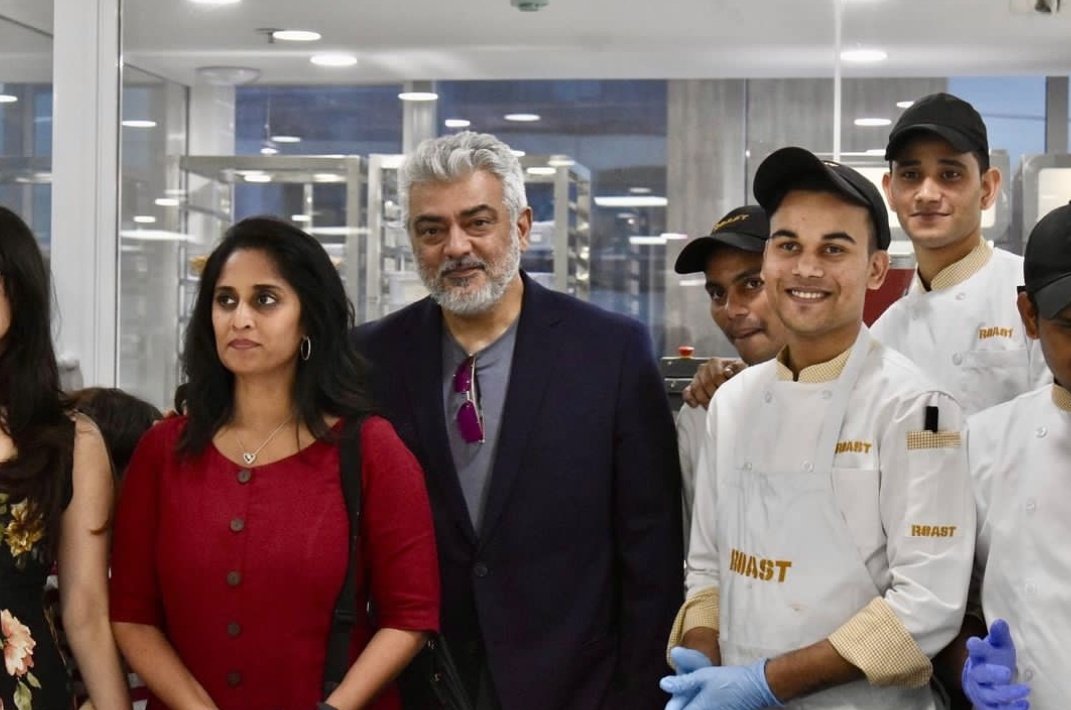 Latest pic of Ajithkumar & Shalini Ajithkumar❤️ #Ajithkumar #GoodBadUgly #VidaaMuyarchi