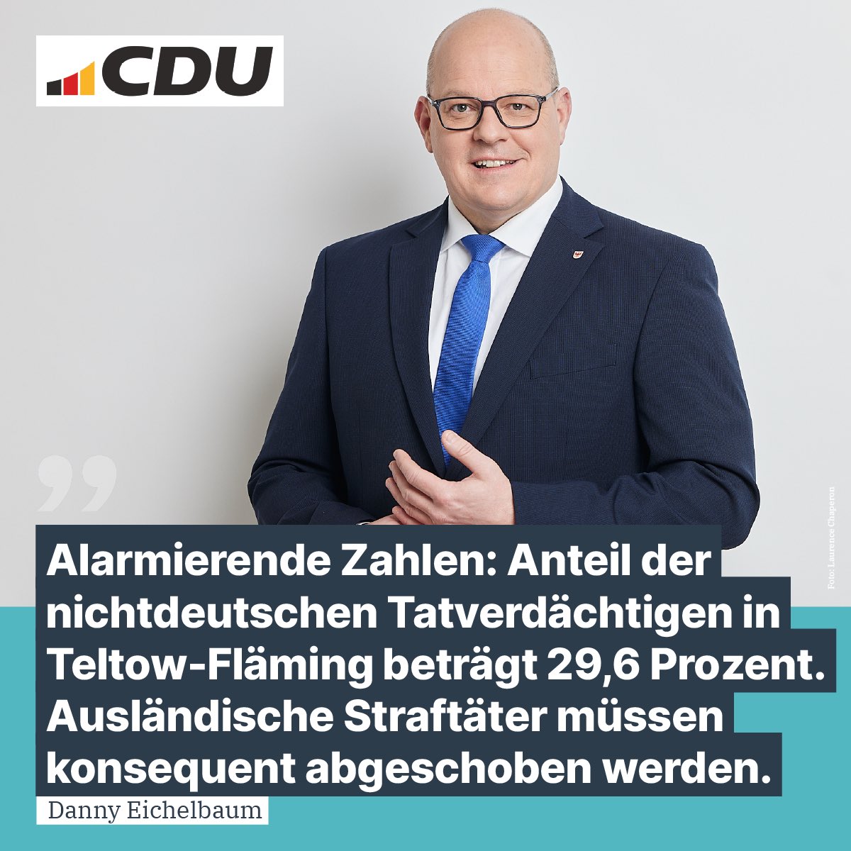 Der hohe Anteil der nichtdeutschen Tatverdächtigen in Teltow-Fläming von 29,6 % ist alarmierend. Wir brauchen dringend eine bessere Bekämpfung der Clan-und Ausländerkriminalität sowie eine Abschiebeoffensive für Ausländer, die sich nicht an unsere Regeln und Gesetze halten.