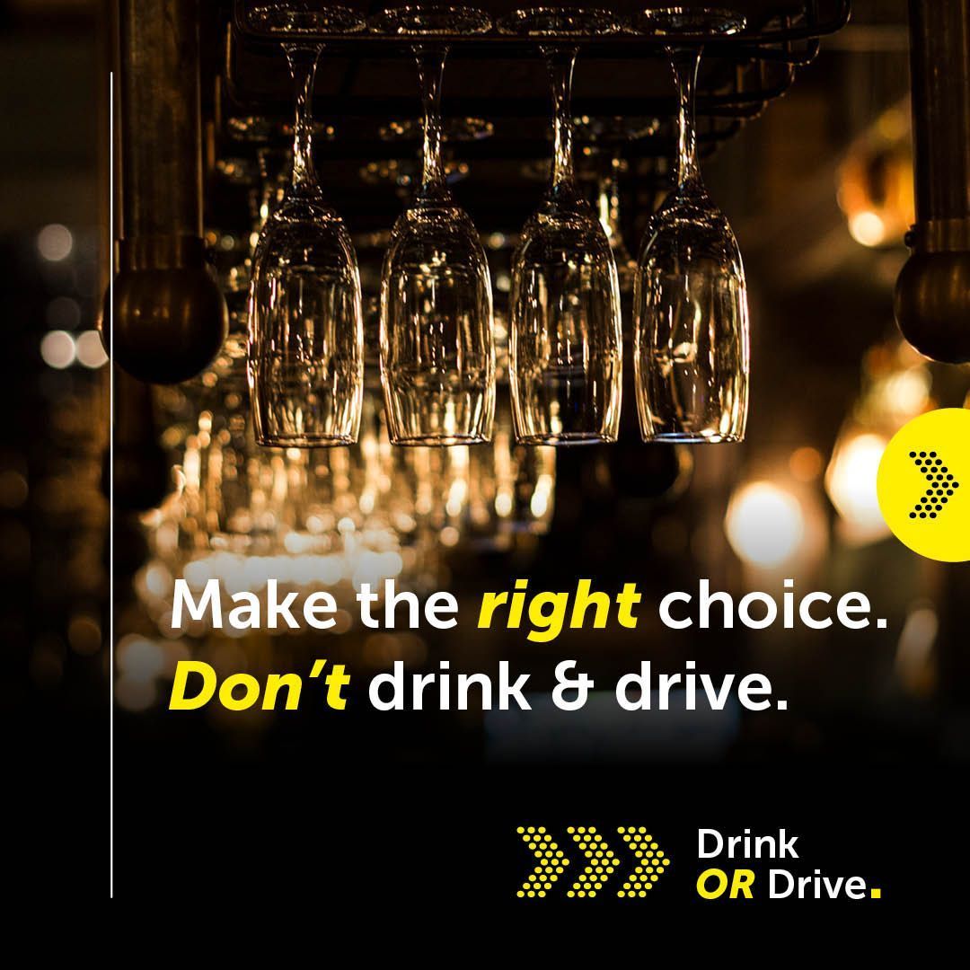 Going out this weekend? Have you planned how you'll get home? 🚕 

#MakeTheRightChoice #DontDrinkAndDrive #KMSRP #Fatal4