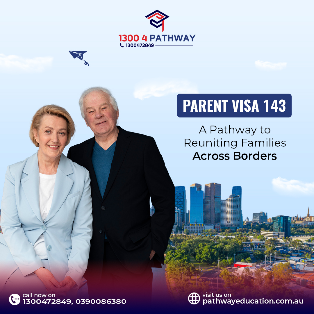 Parent Visa 143: A Pathway to Reuniting Families Across Borders

Know More @ cutt.ly/WwBQ3kZt

#ParentVisa143 #ParentVisa #ImmigrationAgent #MigrationAgent #Immigration #MigrationServices #VisaServices #VisaConsultants #PathwayEducation