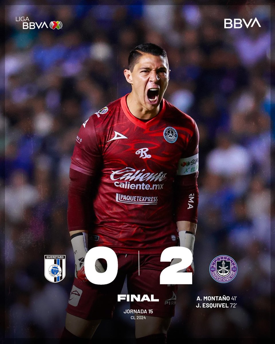 Se durmió el gallo Mazatlán venció 2-0 a los Gallos en el Corregidora 📸 @LigaBBVAMX